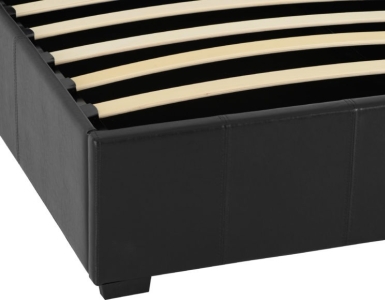 Image: 6879 - Waverley Single Storage Bed - Black